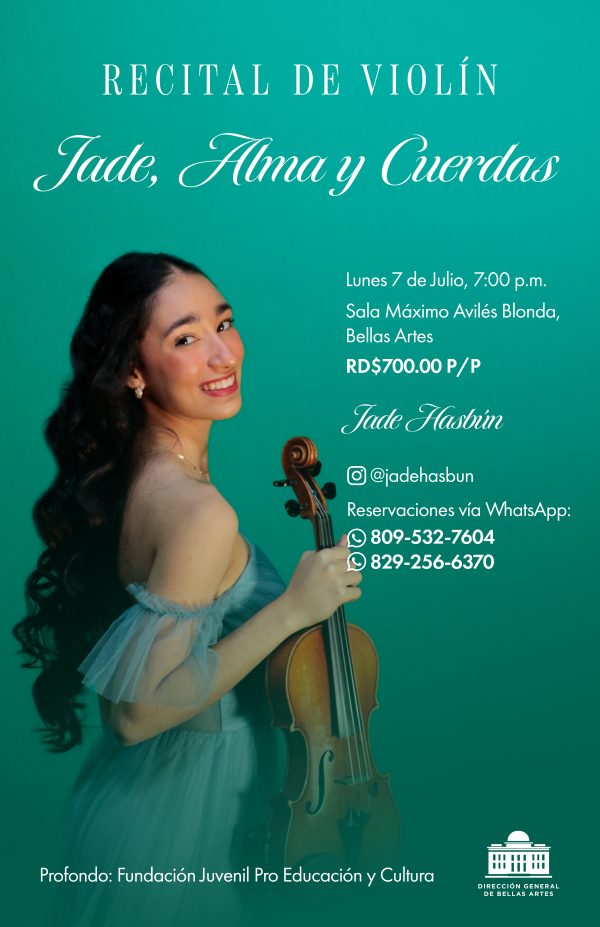 Boleta Recital de Violin "Jade, Alma y Cuerdas"